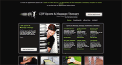 Desktop Screenshot of cjwsportstherapy.co.uk